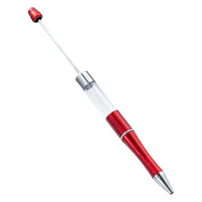 Ballpoint pen plastic bead ballpoint pen