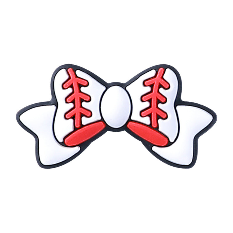 Bow silicone beads