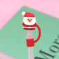 Christmas straw hat