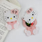 KT cat back sticker phone case