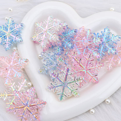 Transparent snowflake acrylic