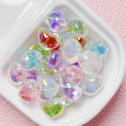 Love double-layer acrylic beads
