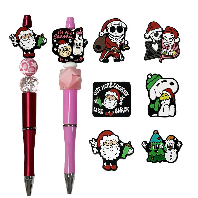New Christmas silicone cartoon  beads