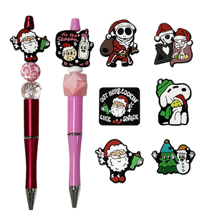 New Christmas silicone cartoon  beads