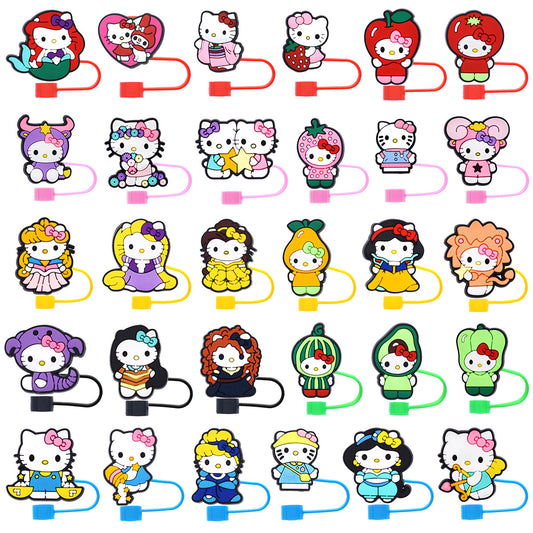 KT cat silicone straw cap