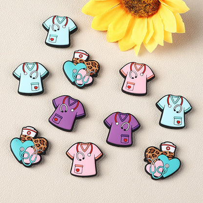 Nurse clothing silicone beads