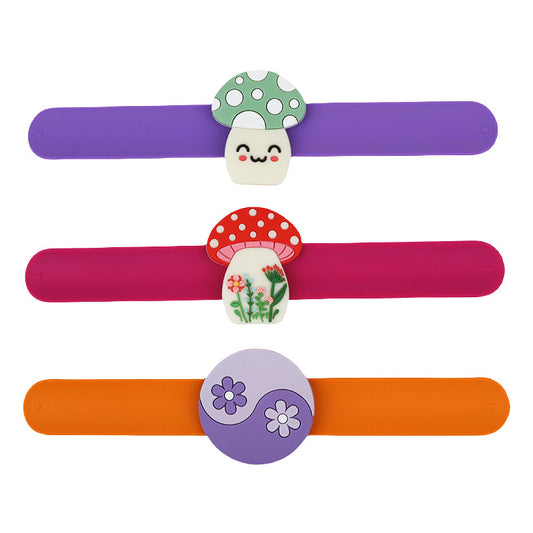 Mushroom wrist strap snap ring