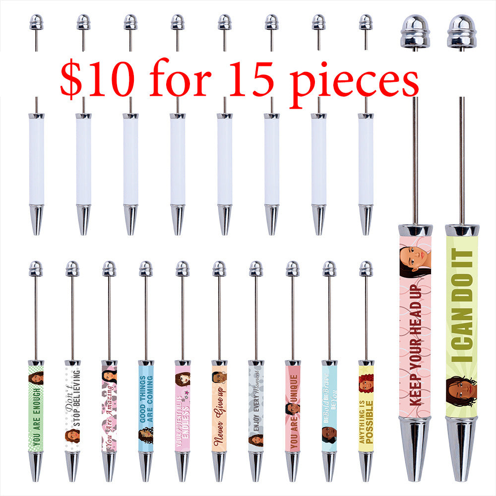 Printed bead pen