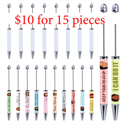 Printed bead pen