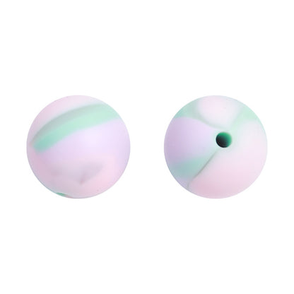 Candy colored silicone beads