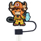 Highland Cow Cartoon Straw Hat