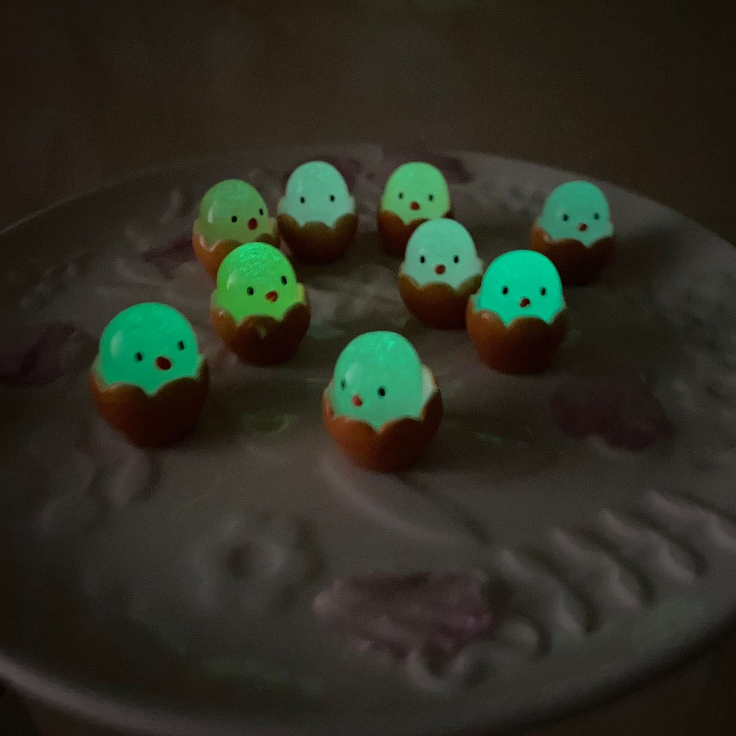 Luminous hatching chicken