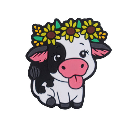 Maternal and child products cartoon animal cow focal