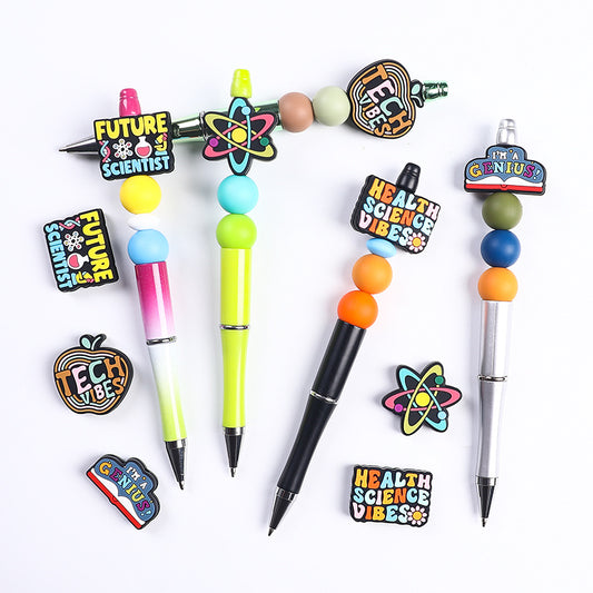 English letters scattered beads