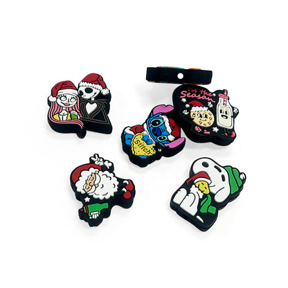 New Christmas silicone cartoon  beads