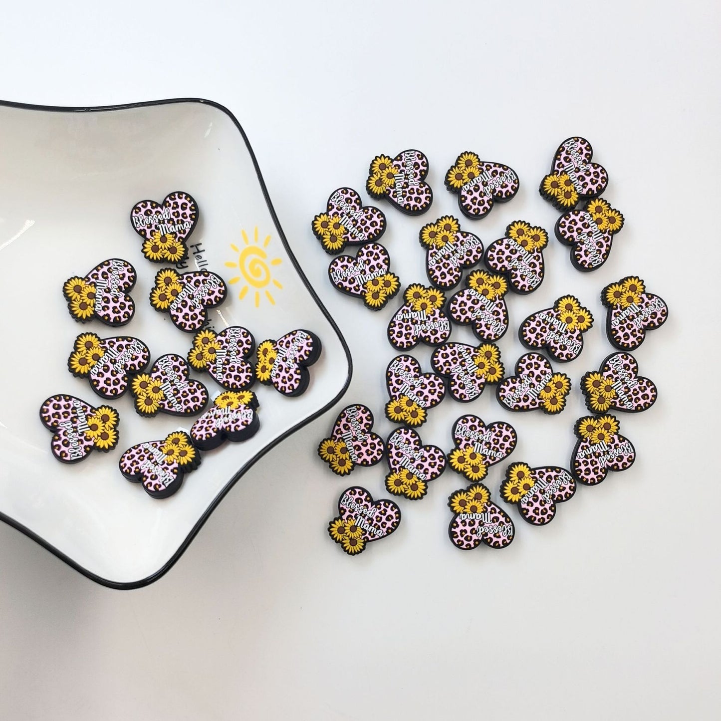 Flower Love Silicone DIY Beads