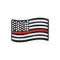 American star striped silicone beads