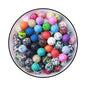 Cracked silicone beads