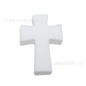 Solid color cross silicone beads