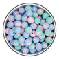 Candy colored silicone beads