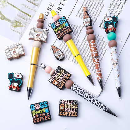 Coffee Silicone Beads