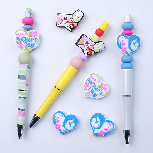 Mother's Day Silicone Beads focal