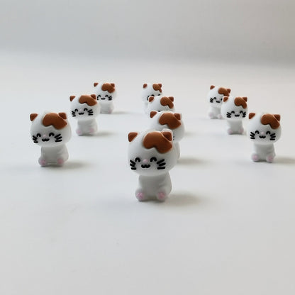 Kitten 3D stereoscopic silicone cute cartoon