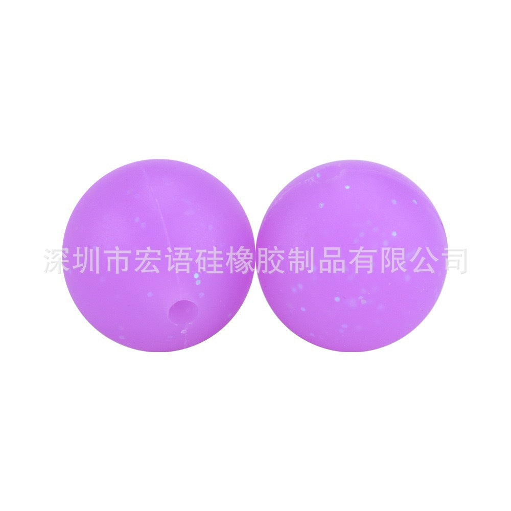 Macaron colored food grade silicone beads