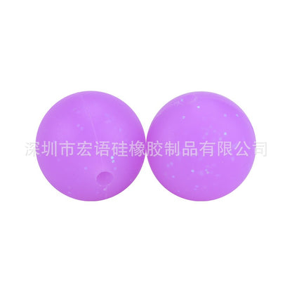 Macaron colored food grade silicone beads
