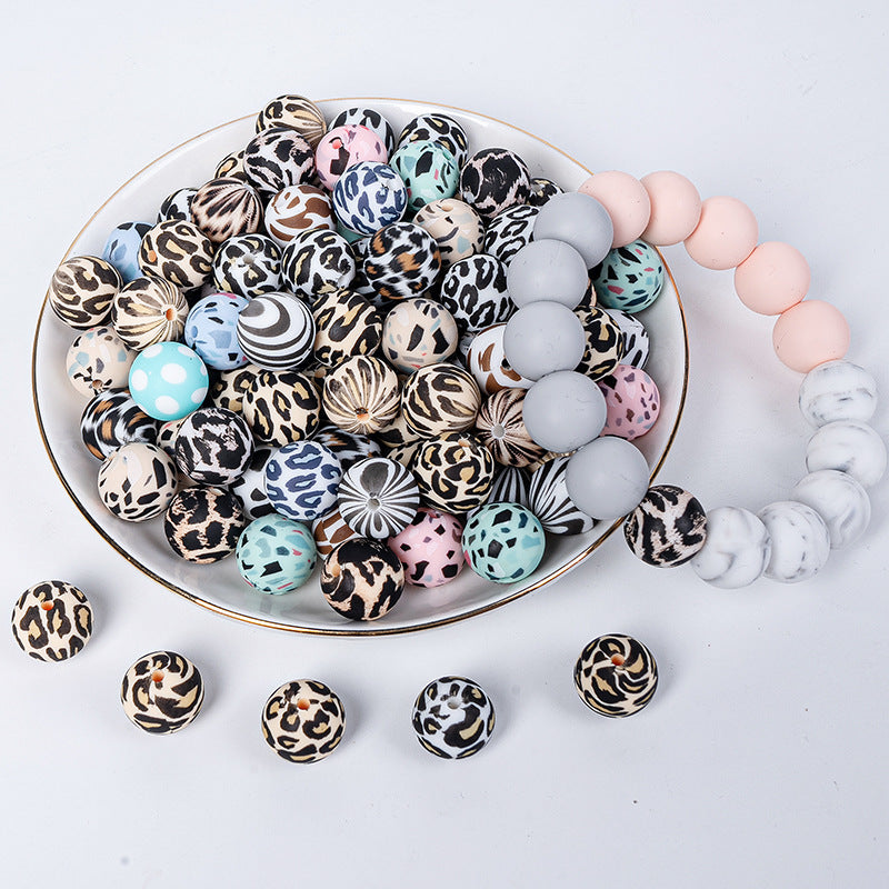 Cracked silicone beads