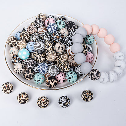Cracked silicone beads