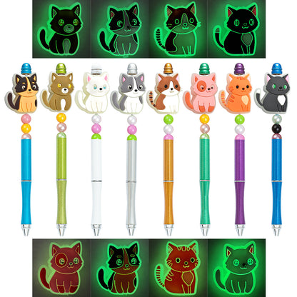 Cat series soft rubber fluorescent focal