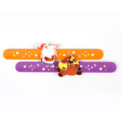 Customized silicone for Christmas in foreign trade snap ring