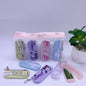 Portable folding comb with mirror