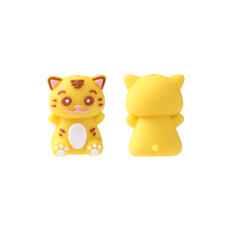 Animal silicone beads