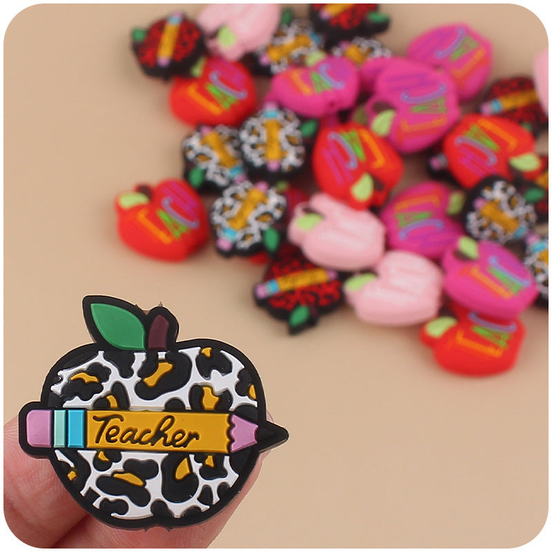 Cute Apple Silicone focal