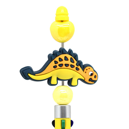Cartoon dinosaur focal