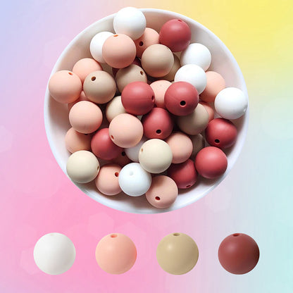 Mixed color silicone beads