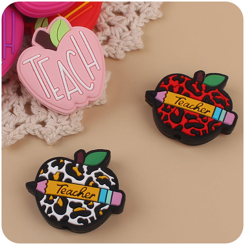 Cute Apple Silicone focal