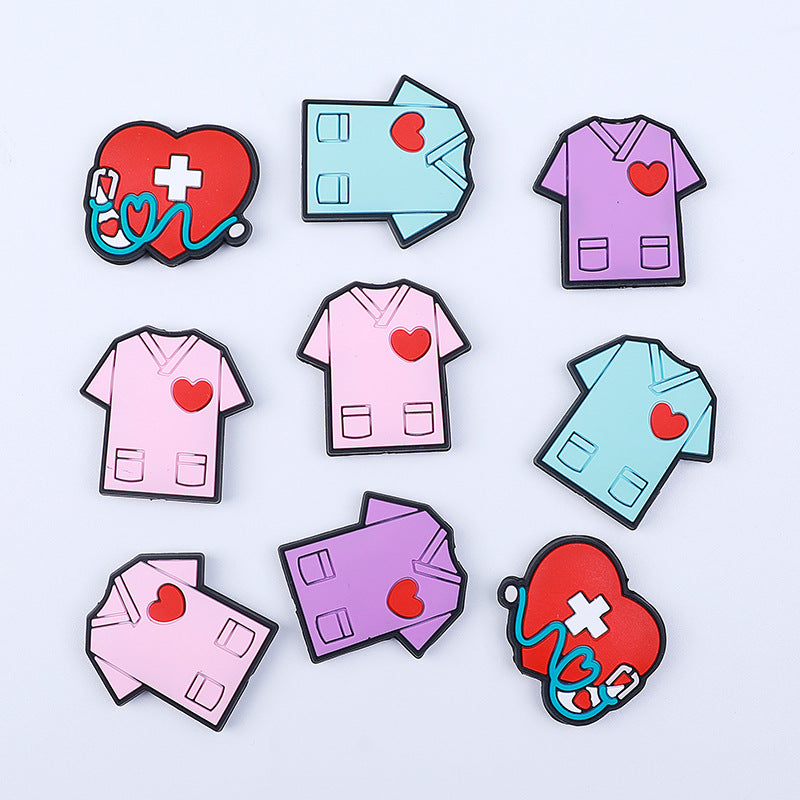 Nurse's uniform, doctor's silicone beads