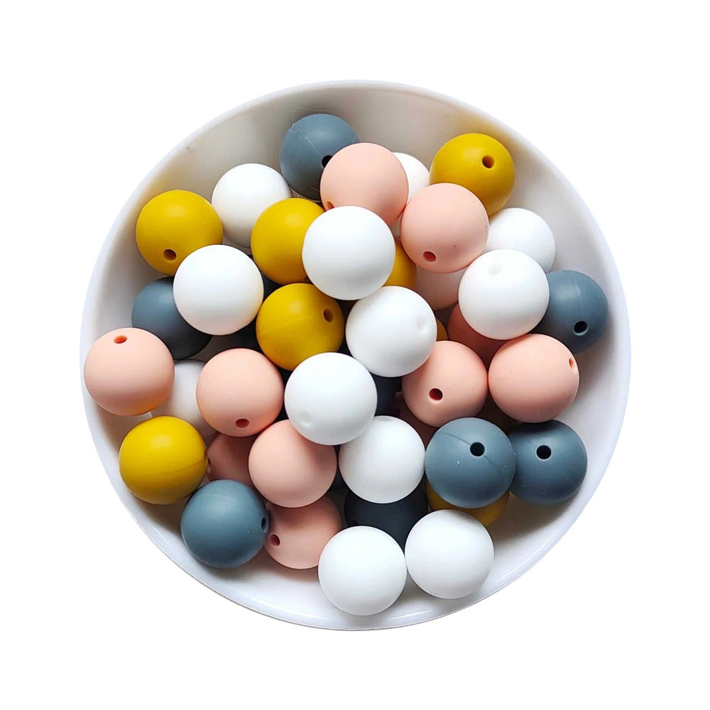 Mixed color silicone beads