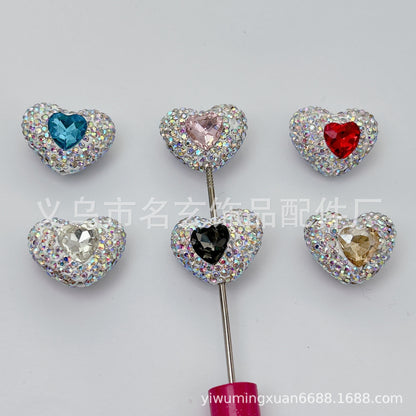 Love Diamond Beads Beads acrylic