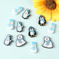 Cartoon snowman Silicone Beads