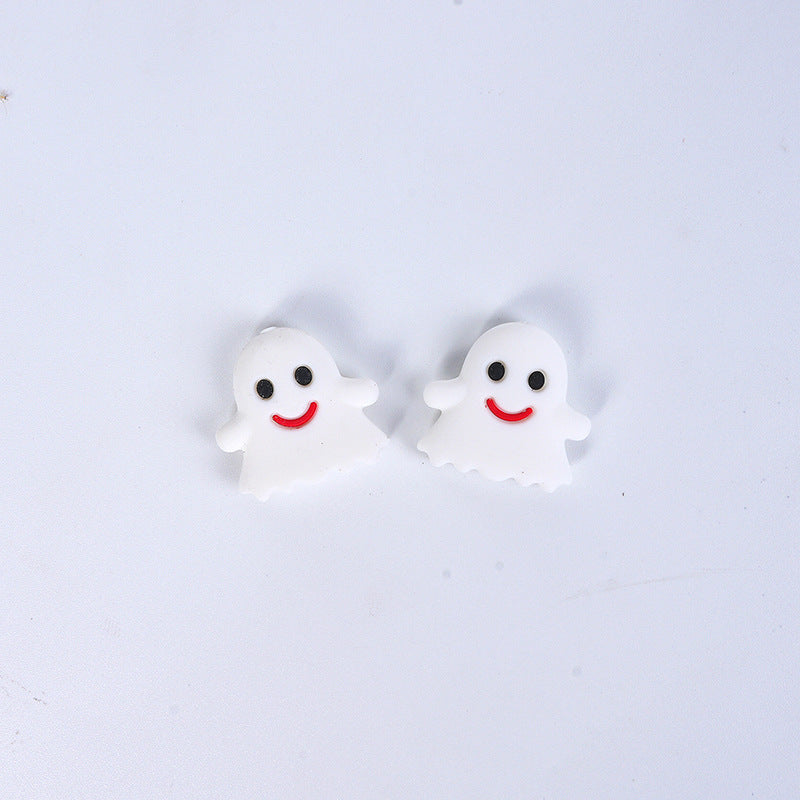 Halloween Pumpkin Silicone Beads