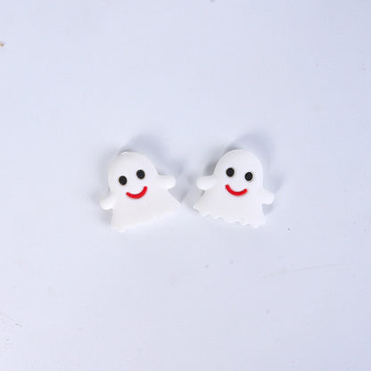Halloween Pumpkin Silicone Beads
