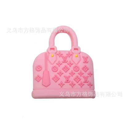 Big brand design bag with silicone beads