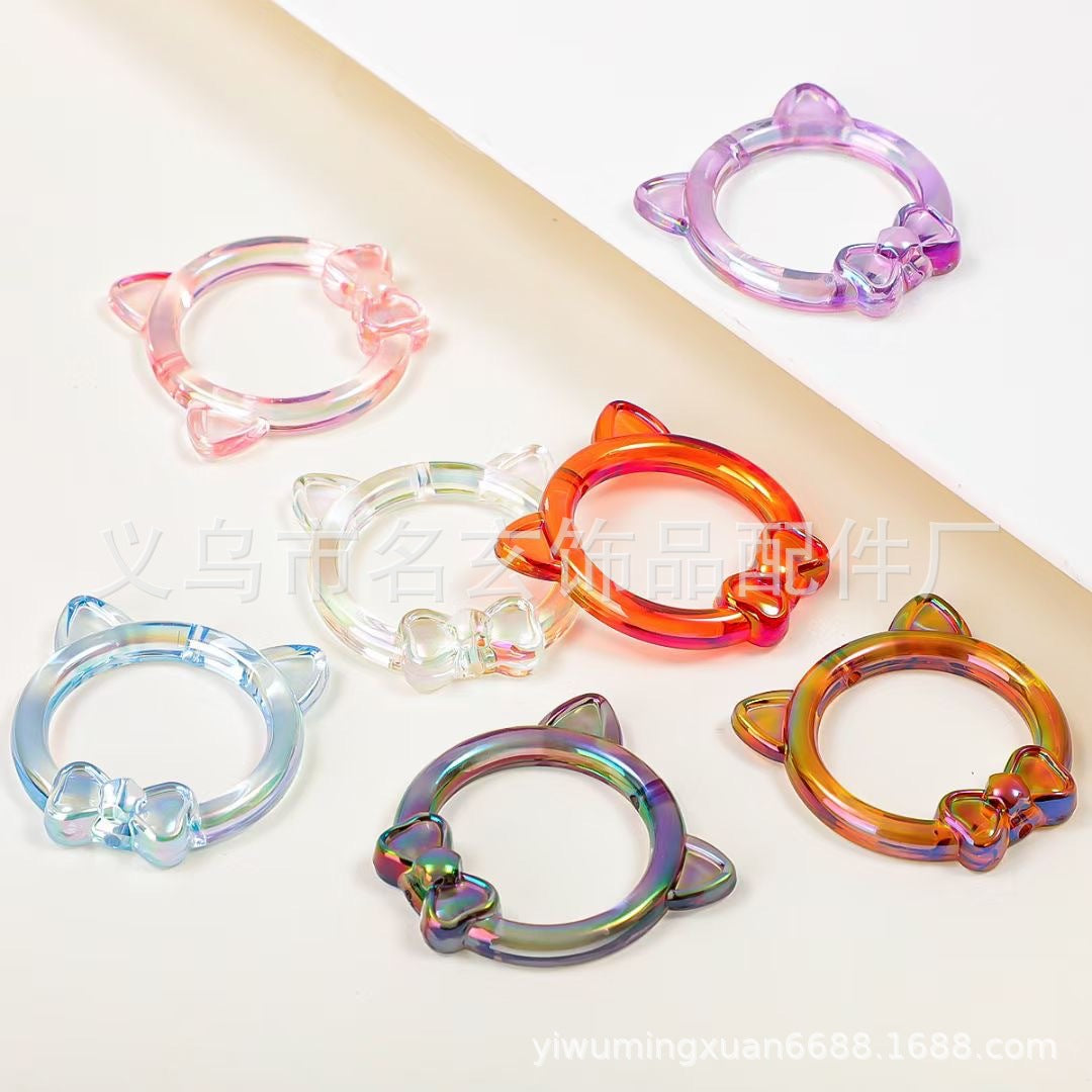 Cat headband bead acrylic