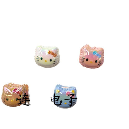 Square cat acrylic beads