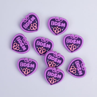 Personalized English silicone beads for the European station