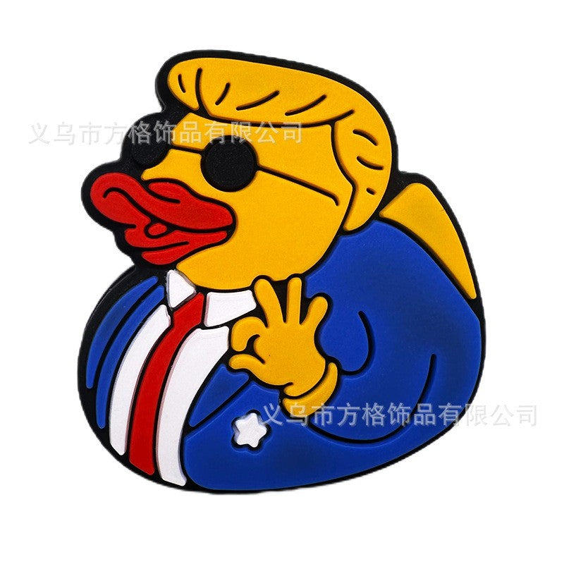 Cartoon personality Trump silicone beads focal